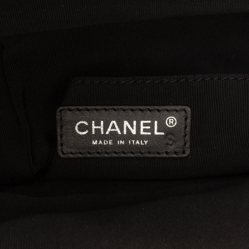 Chanel Quilted Metallic Goatskin Tabatiere Kisslock Foldover Clutch