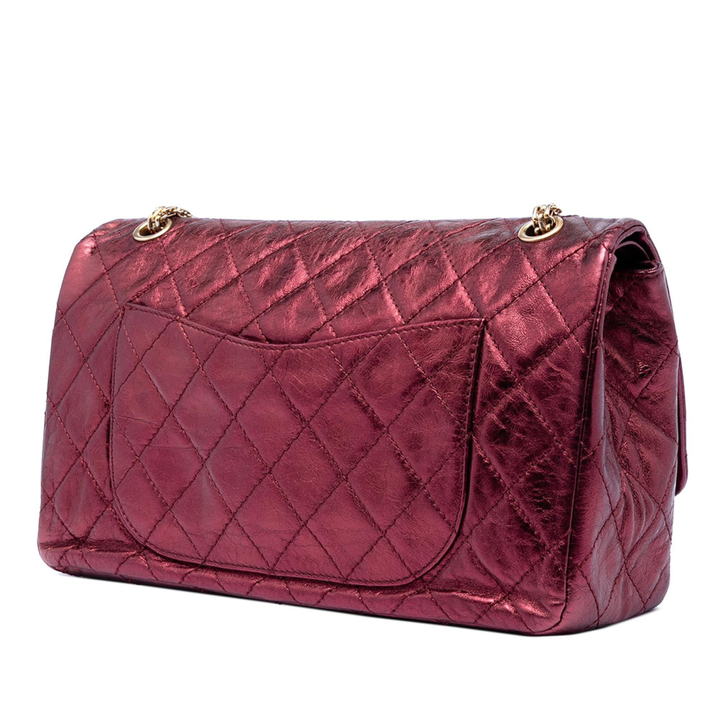 Chanel Quilted Metallic Lambskin Reissue 2.55 Double Flap 227