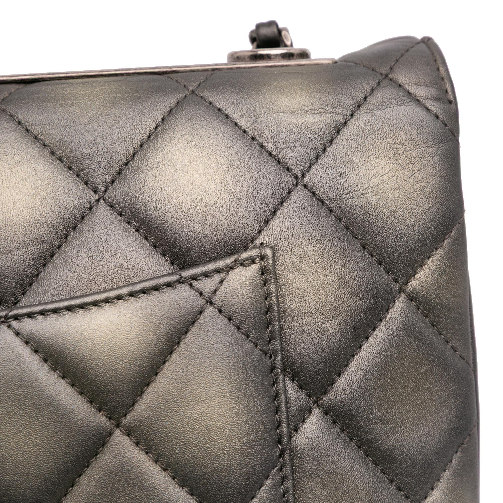 Chanel Quilted Metallic Lambskin Trendy CC Flap