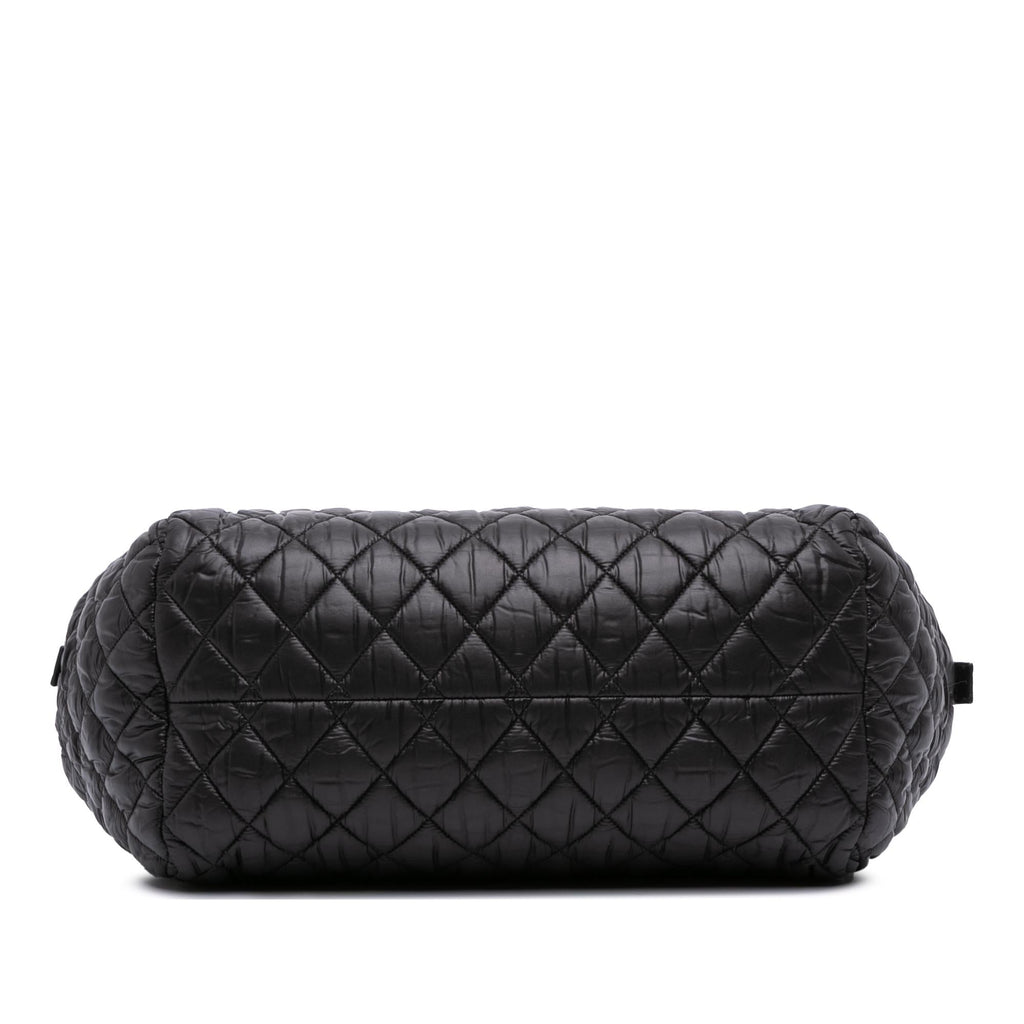 Chanel Quilted Nylon Coco Cocoon Bowler Bag
