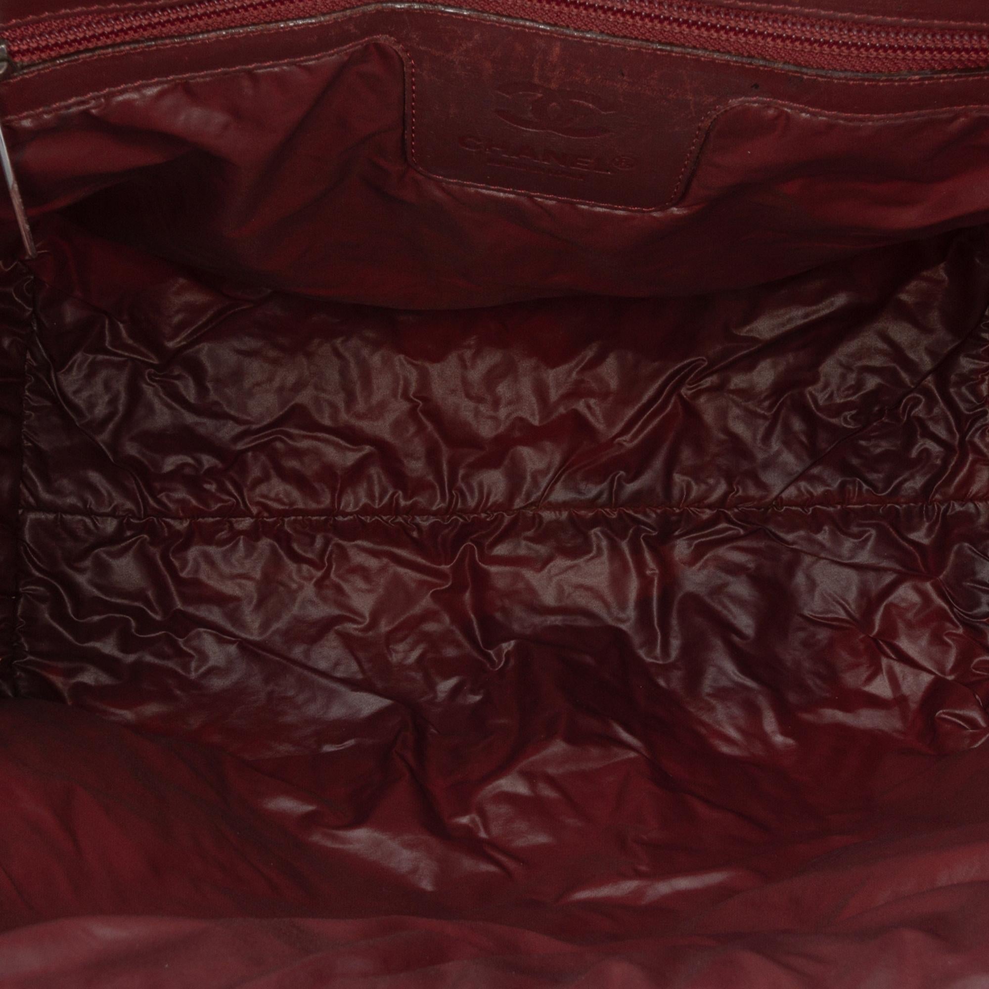 Chanel Quilted Nylon Coco Cocoon Bowler Bag