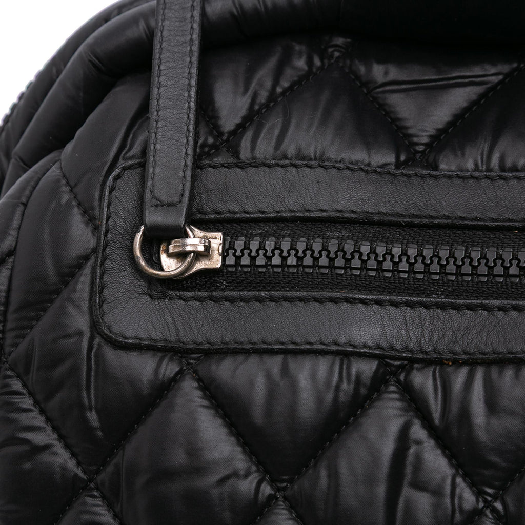 Chanel Quilted Nylon Coco Cocoon Bowler Bag