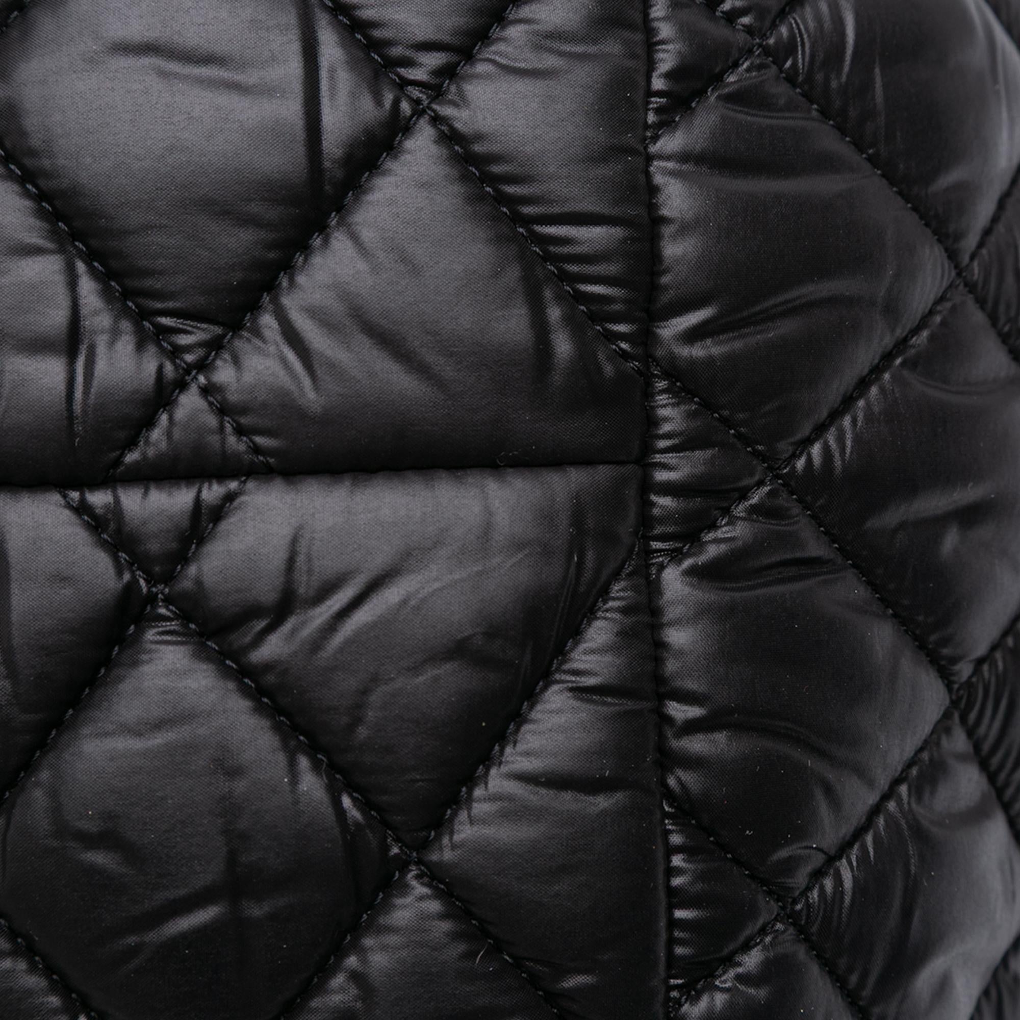 Chanel Quilted Nylon Coco Cocoon Bowler Bag