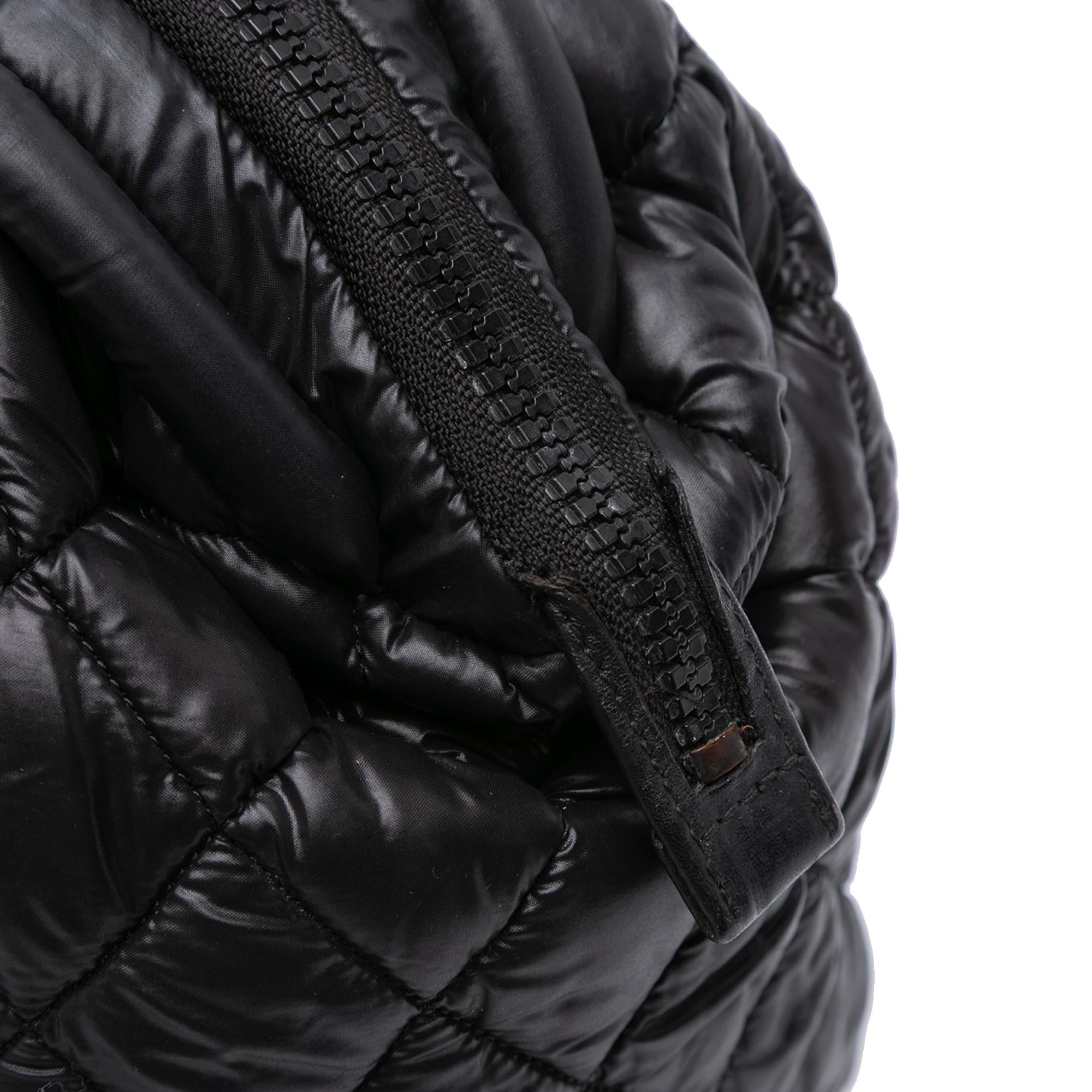 Chanel Quilted Nylon Coco Cocoon Bowler Bag