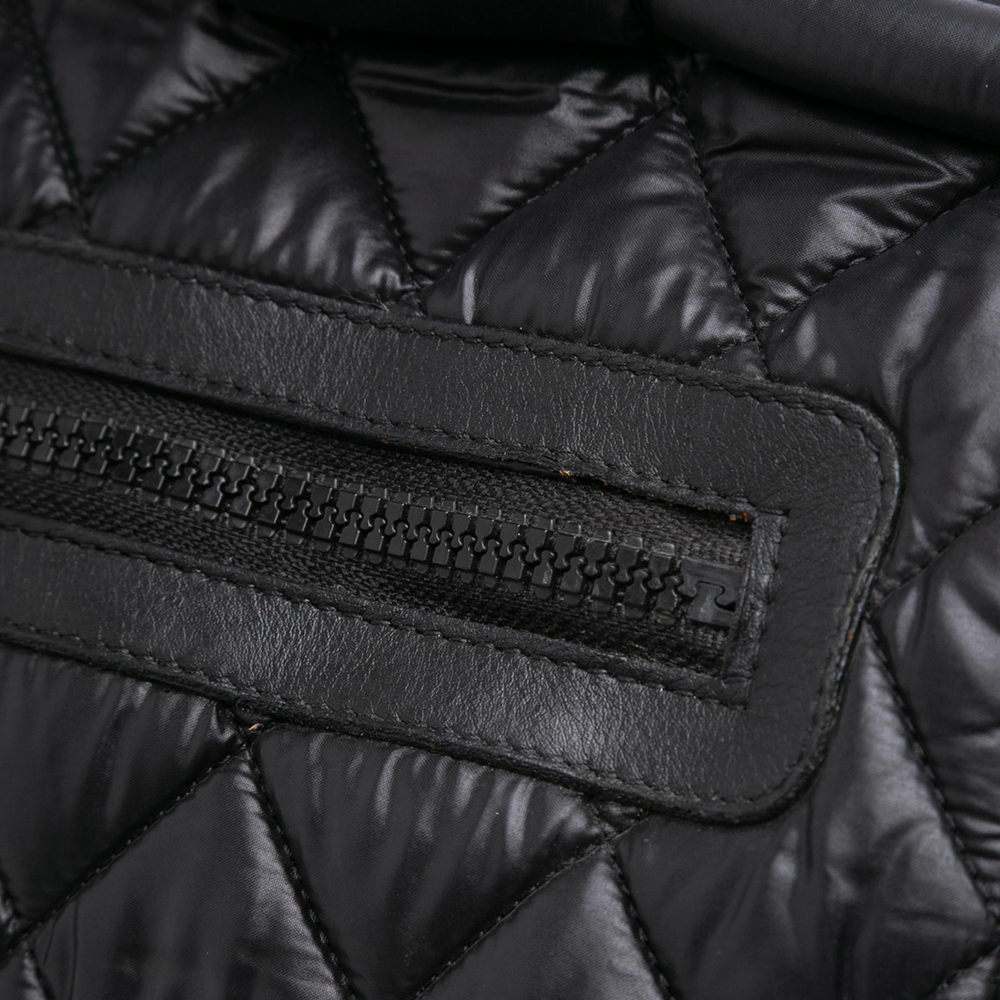 Chanel Quilted Nylon Coco Cocoon Bowler Bag