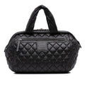 Chanel Quilted Nylon Coco Cocoon Bowler Bag