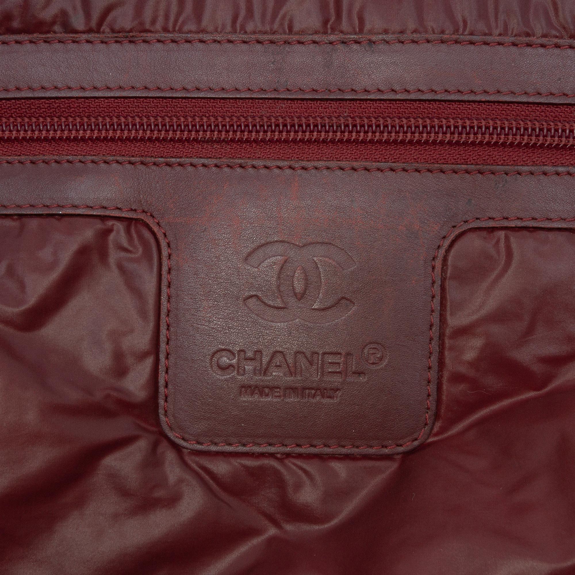 Chanel Quilted Nylon Coco Cocoon Bowler Bag