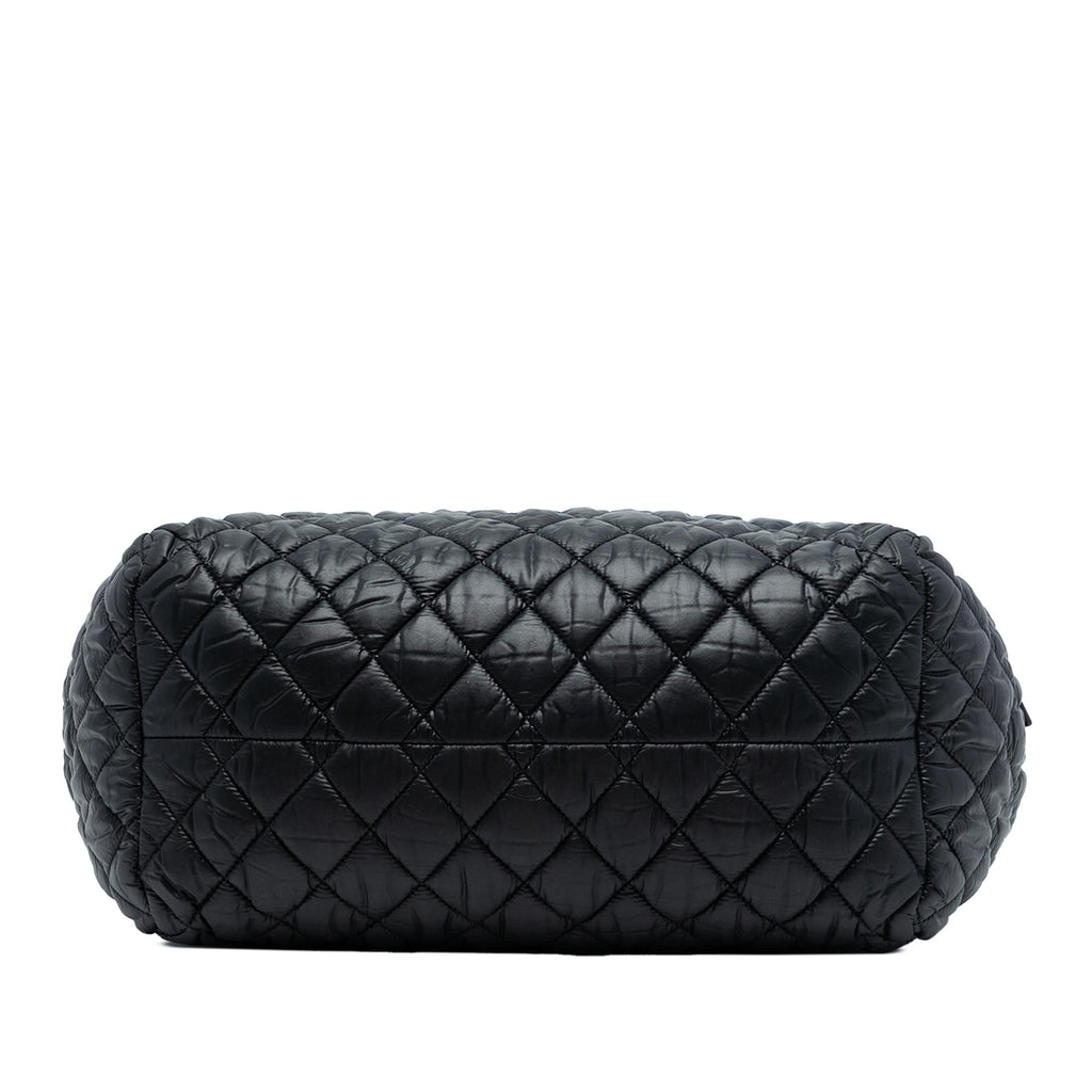 Chanel Quilted Nylon Coco Cocoon Bowler Bag