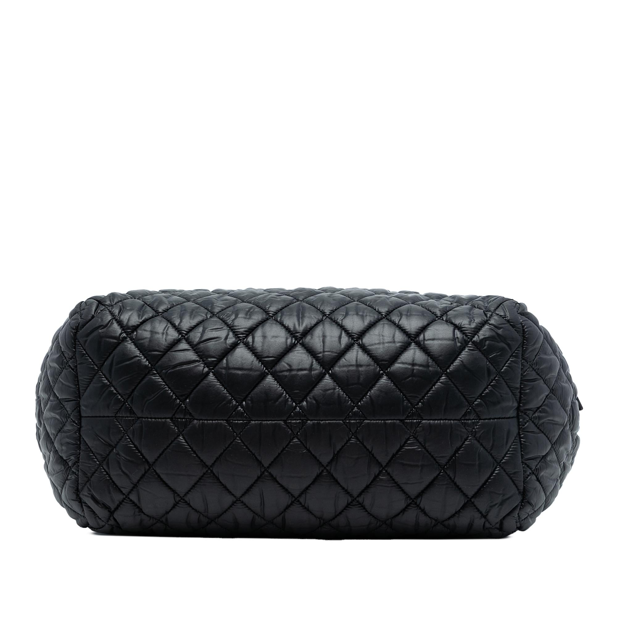 Chanel Quilted Nylon Coco Cocoon Bowler Bag