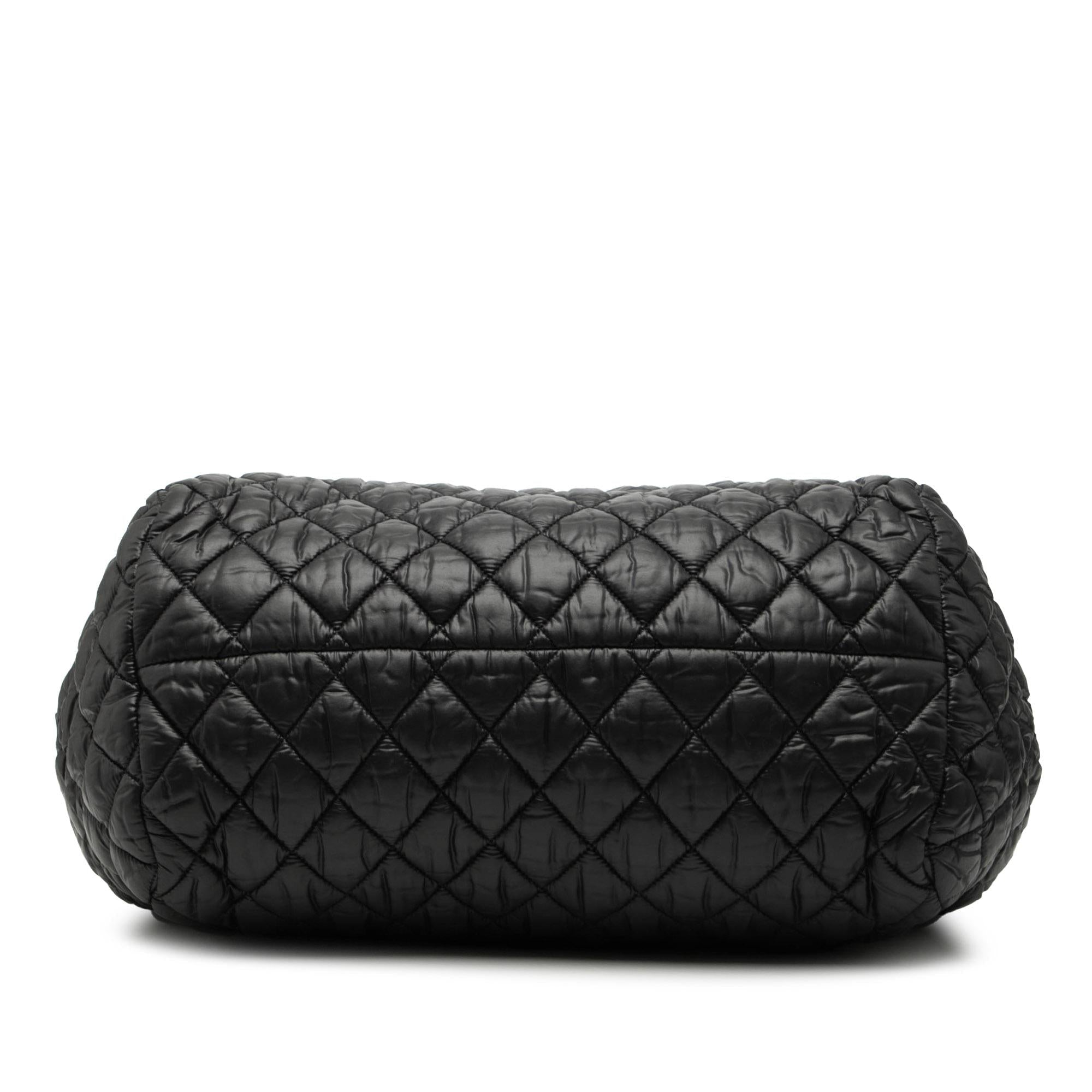 Chanel Quilted Nylon Coco Cocoon Bowling Bag