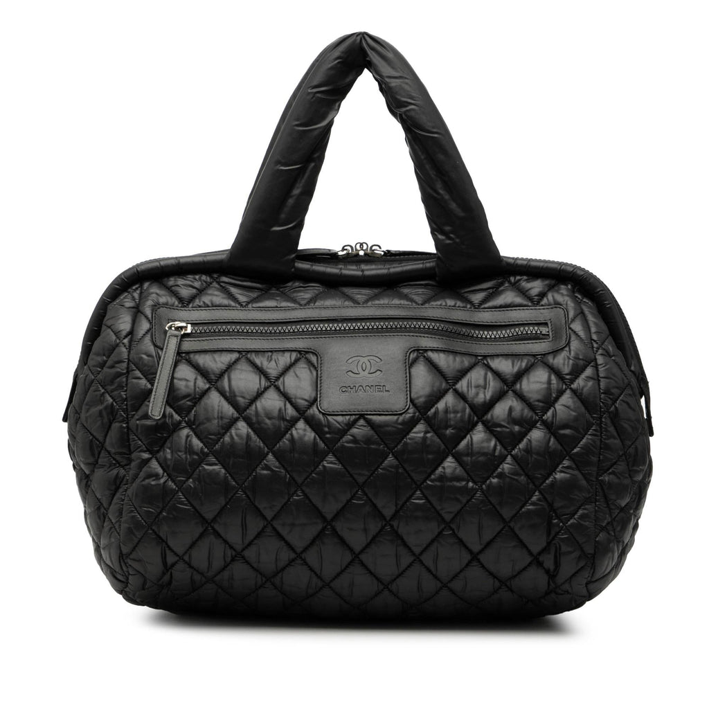 Chanel Quilted Nylon Coco Cocoon Bowling Bag