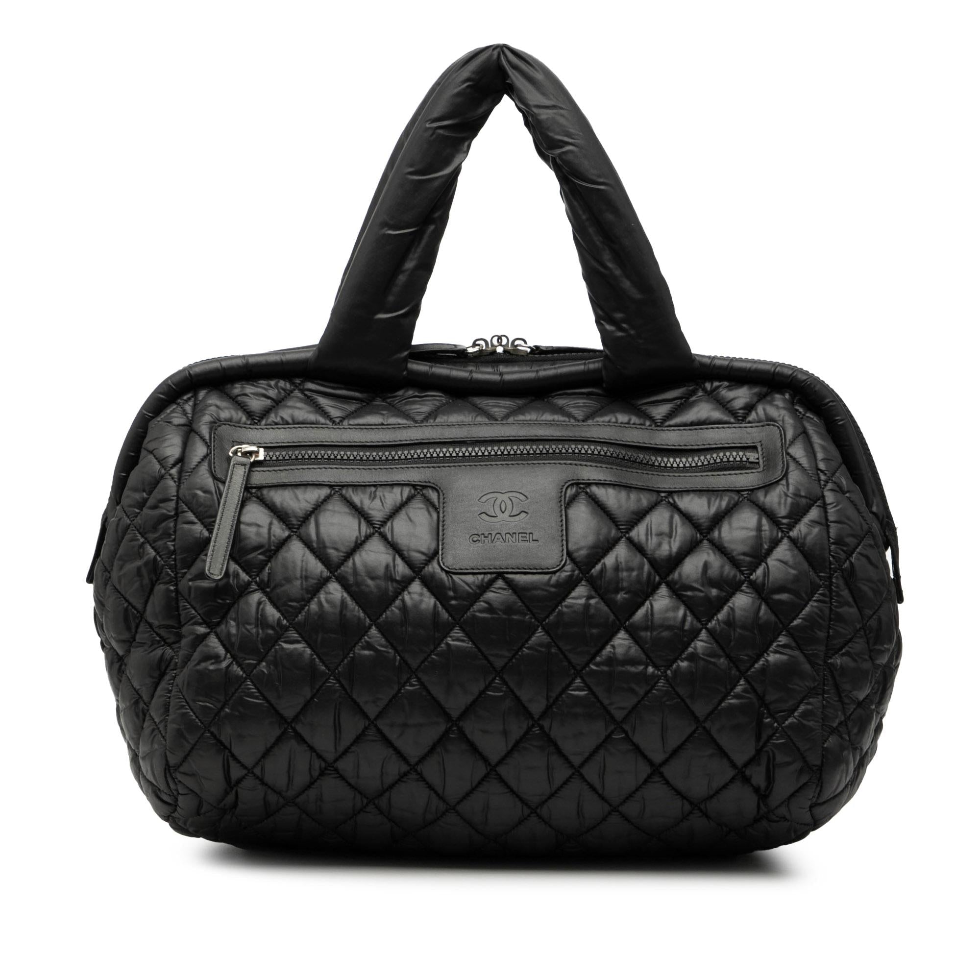 Chanel Quilted Nylon Coco Cocoon Bowling Bag