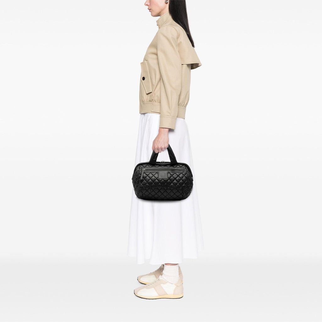 Chanel Quilted Nylon Coco Cocoon Bowling Bag