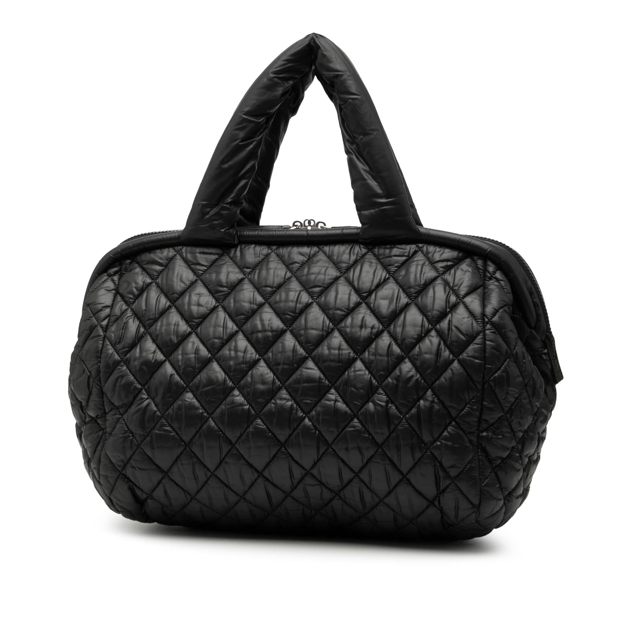 Chanel Quilted Nylon Coco Cocoon Bowling Bag