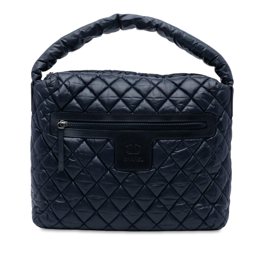 Chanel Quilted Nylon Coco Cocoon Hobo