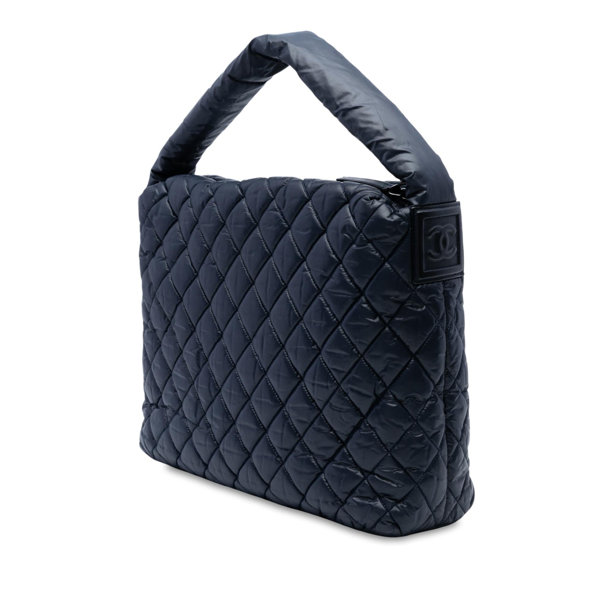 Chanel Quilted Nylon Coco Cocoon Hobo