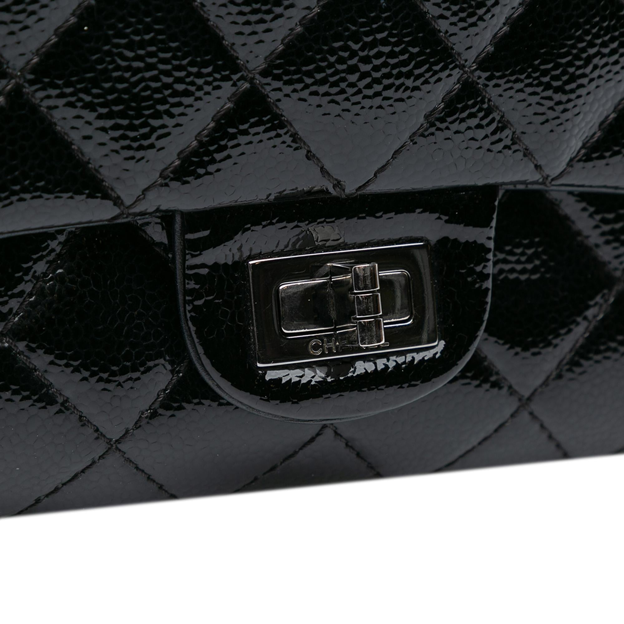 Chanel Quilted Patent Caviar 2.55 Reissue Flap 226