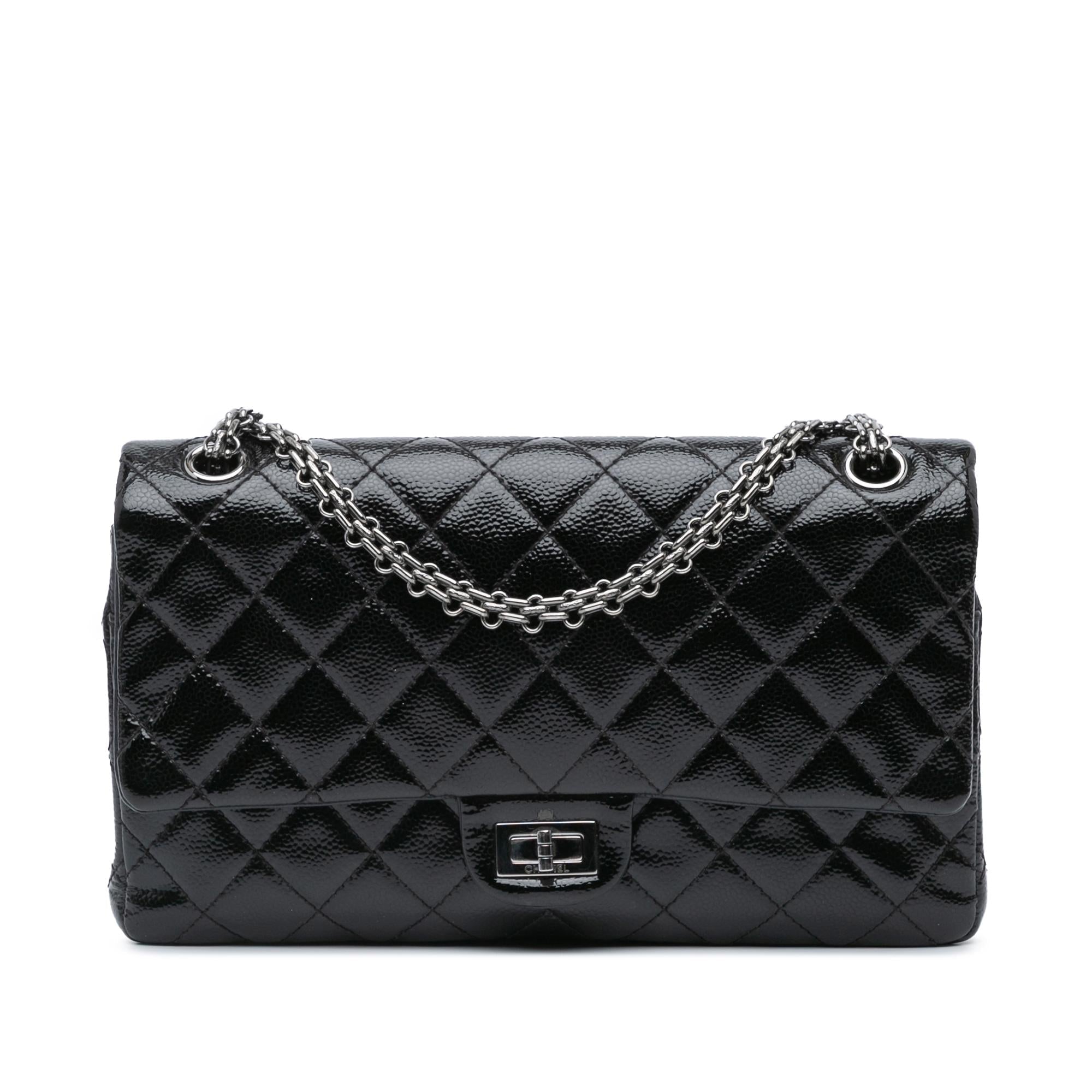 Chanel Quilted Patent Caviar 2.55 Reissue Flap 226