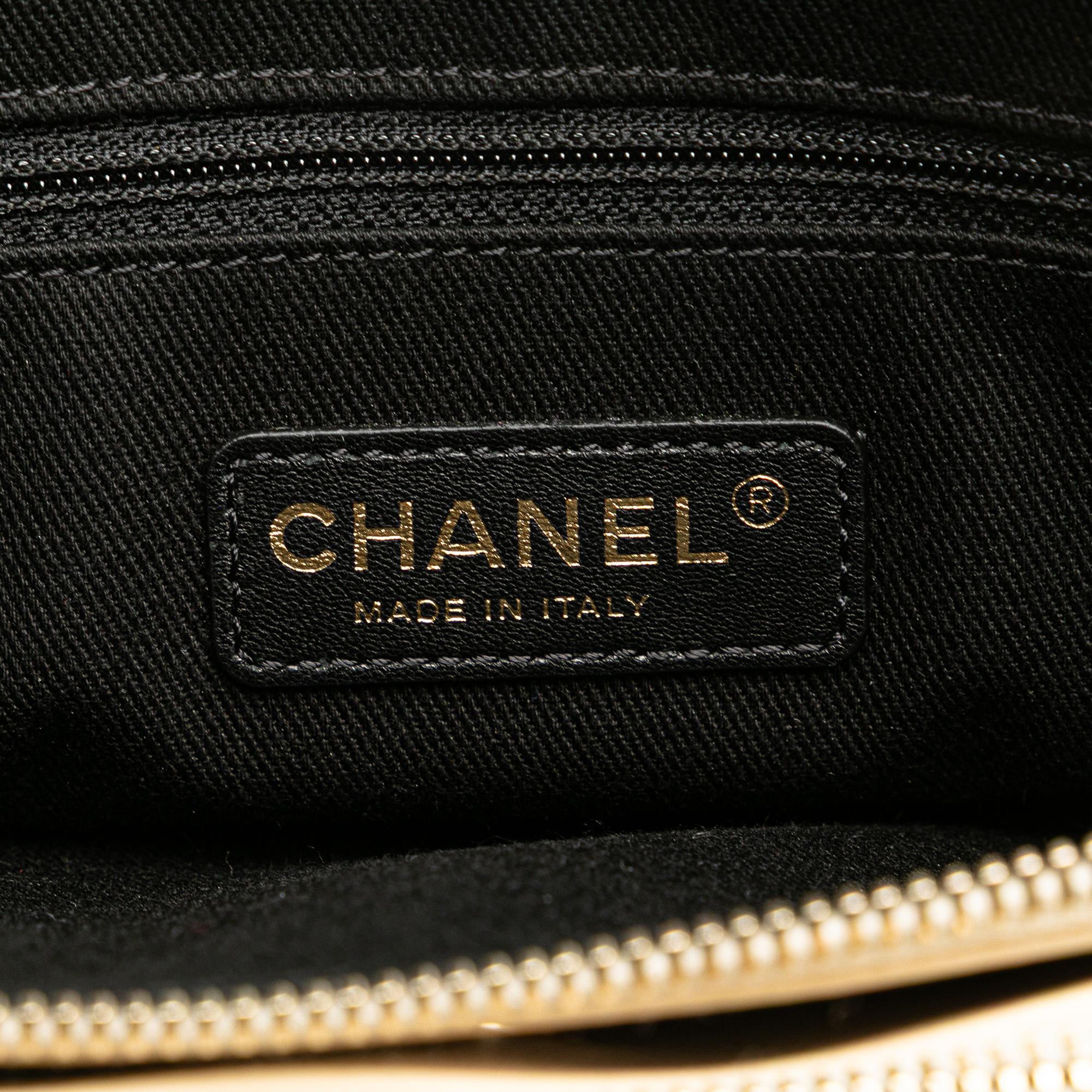 Chanel Quilted Patent Chain Double Zip Crossbody