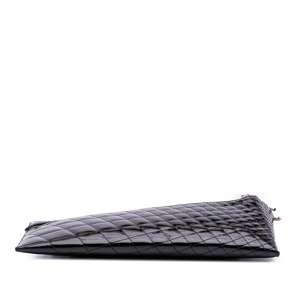 Chanel Quilted Patent Geometric Kaleidoscope Shoulder Bag