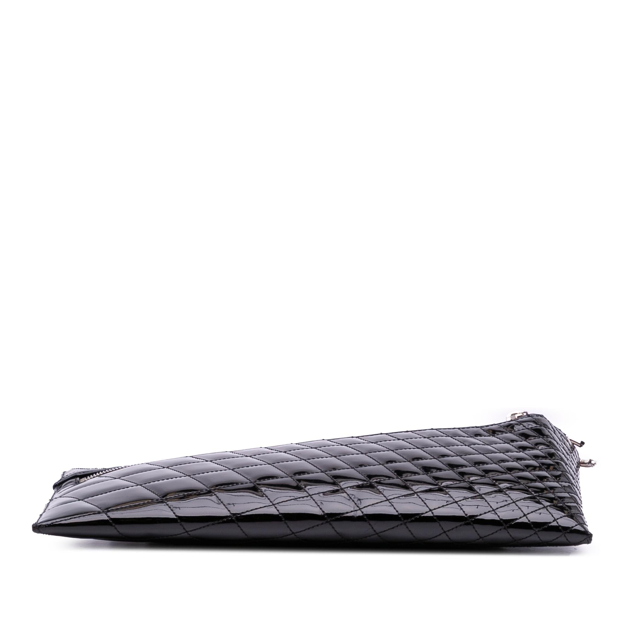 Chanel Quilted Patent Geometric Kaleidoscope Shoulder Bag