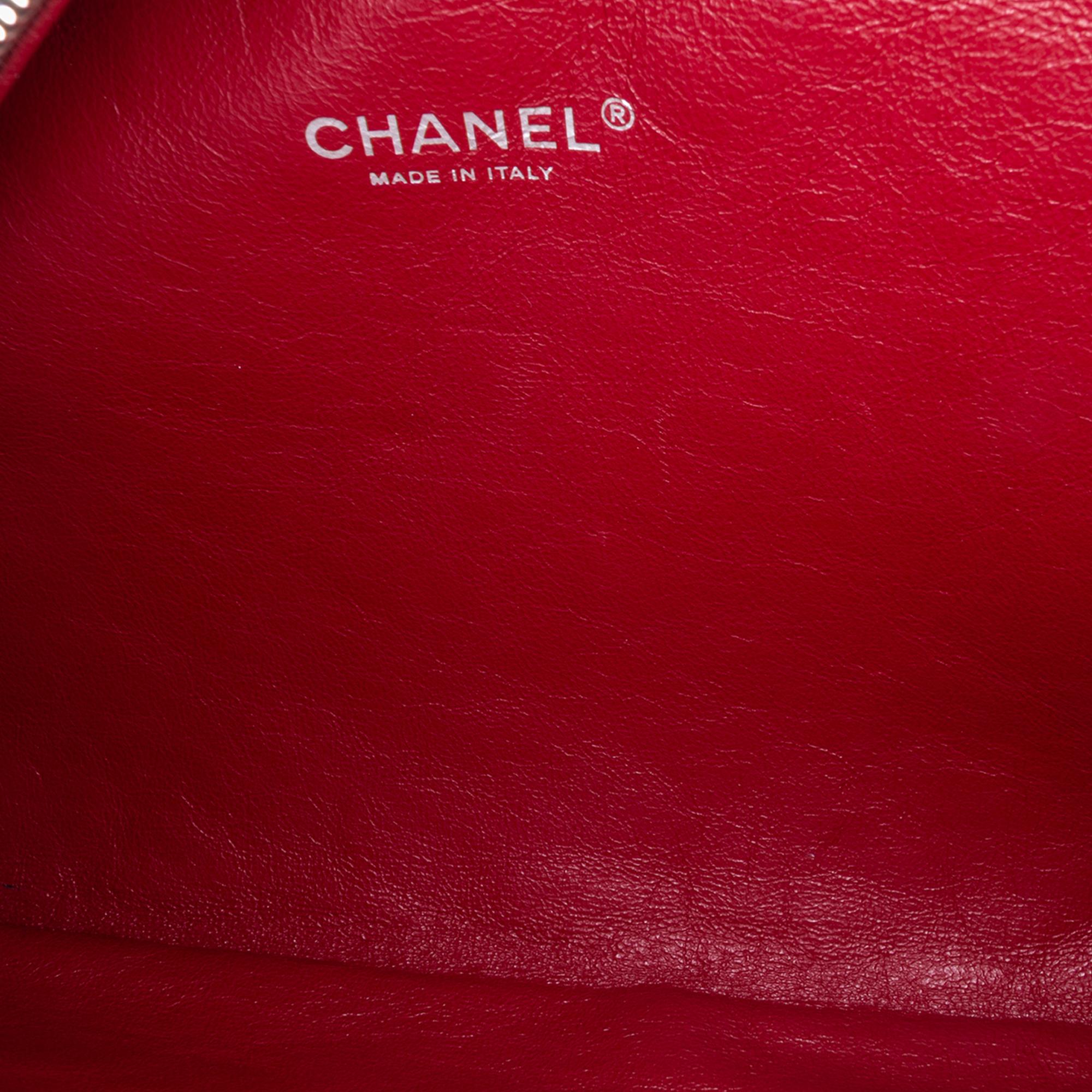 Chanel Quilted Patent Geometric Kaleidoscope Shoulder Bag