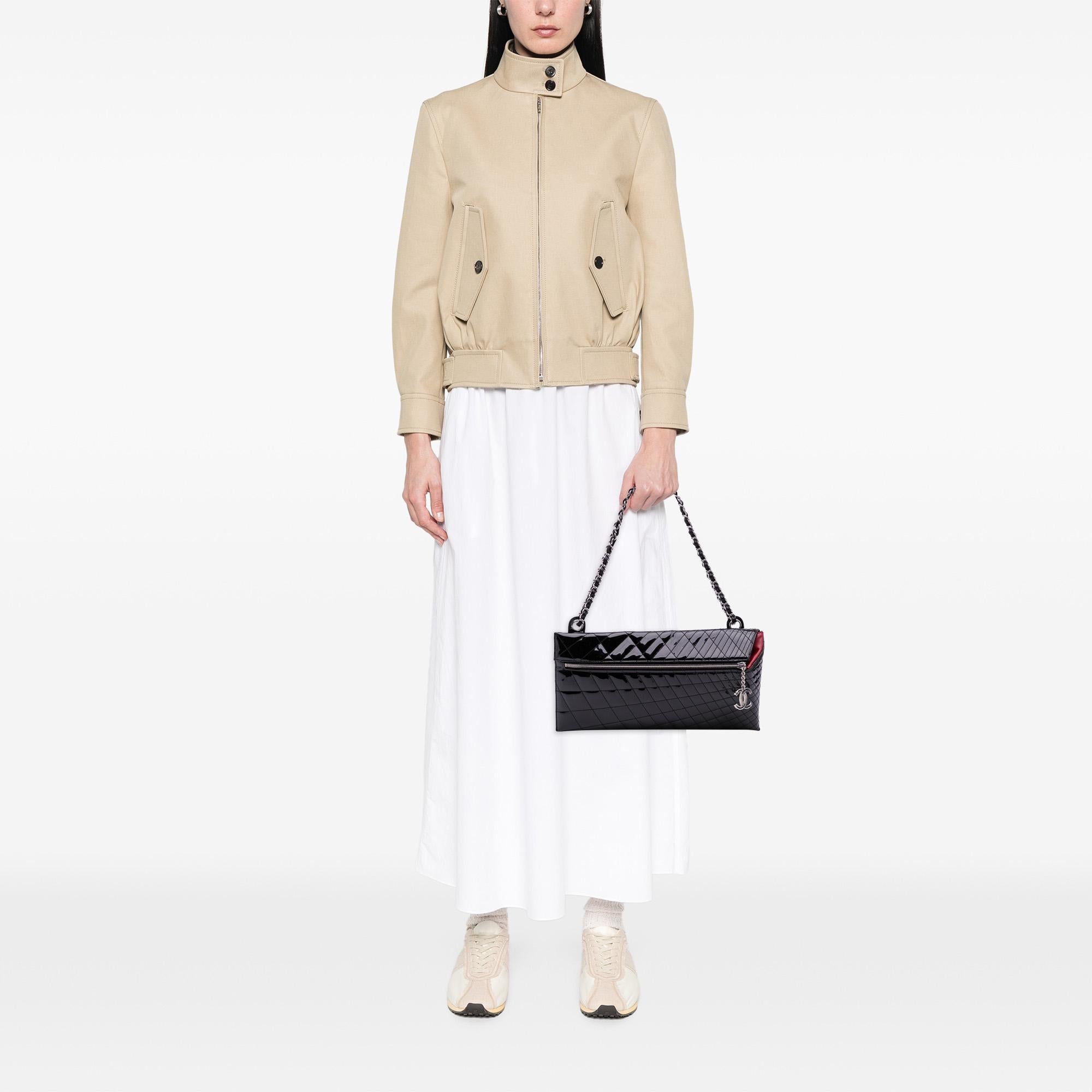 Chanel Quilted Patent Geometric Kaleidoscope Shoulder Bag