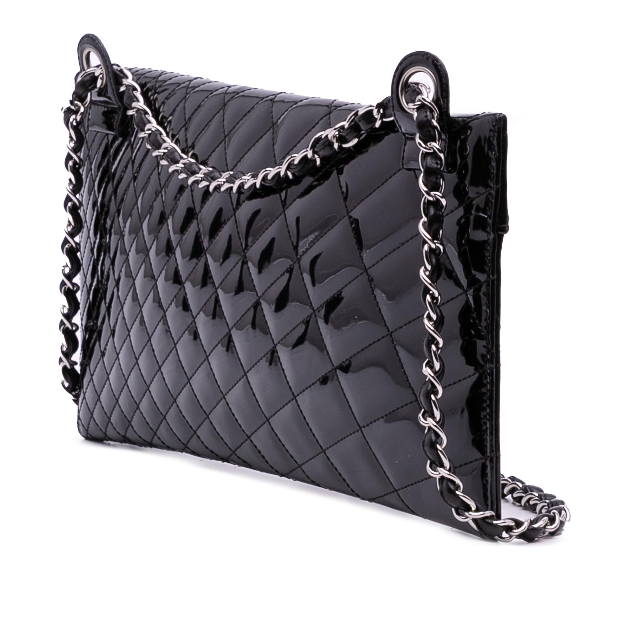 Chanel Quilted Patent Geometric Kaleidoscope Shoulder Bag