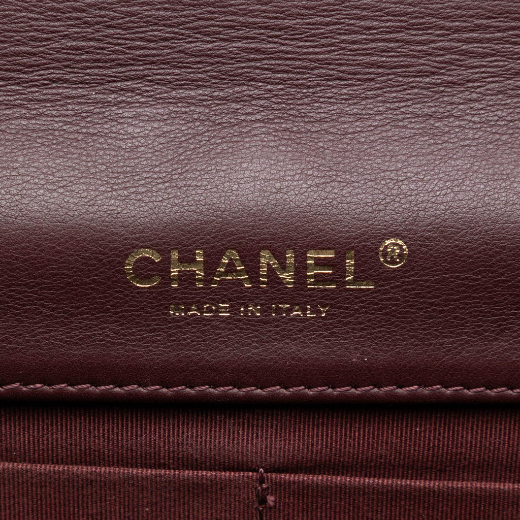 Chanel Quilted Patent Golden Class East West Wallet on Chain