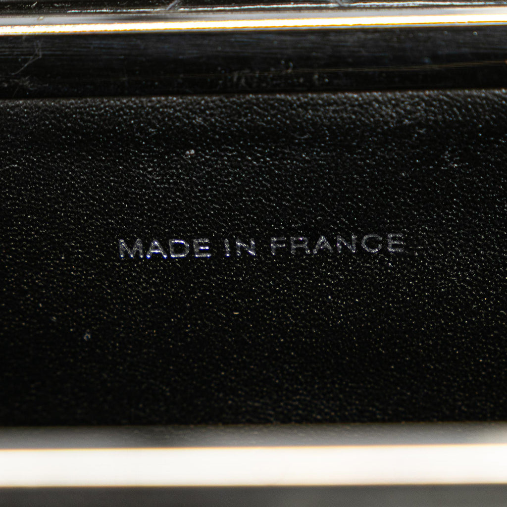 Chanel Quilted Patent Leather Box Handbag