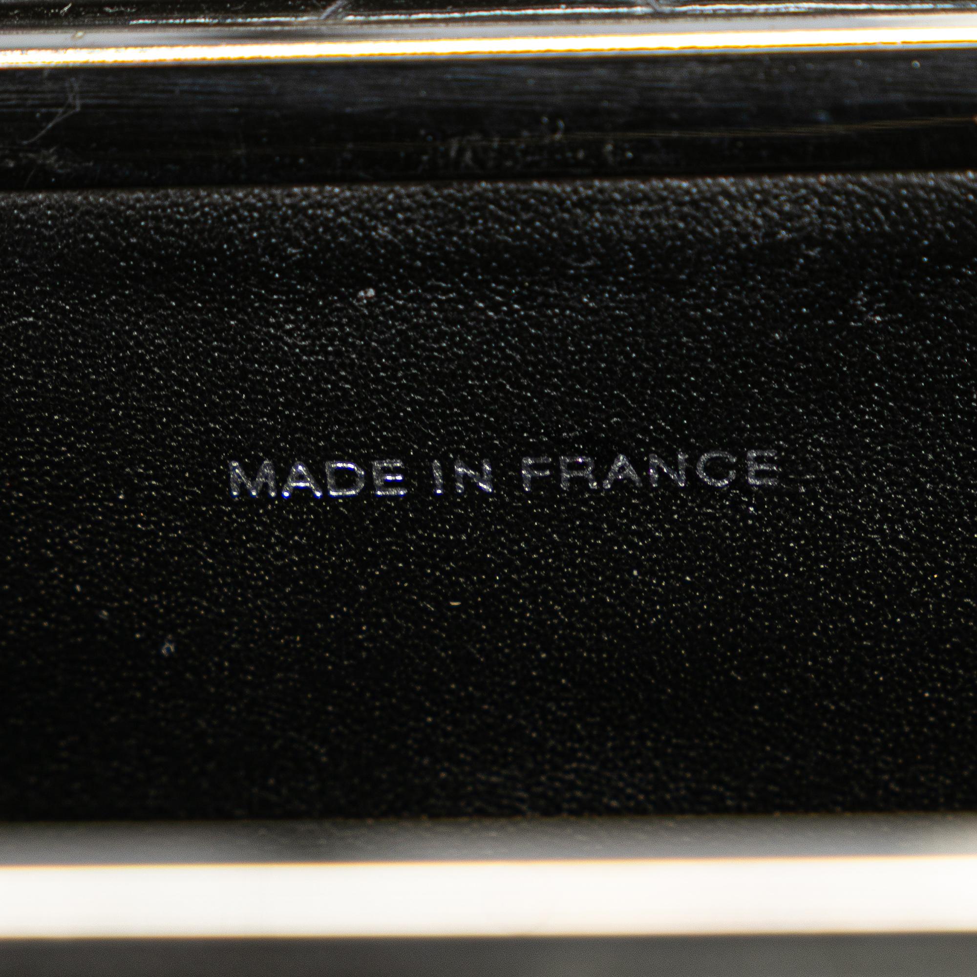 Chanel Quilted Patent Leather Box Handbag