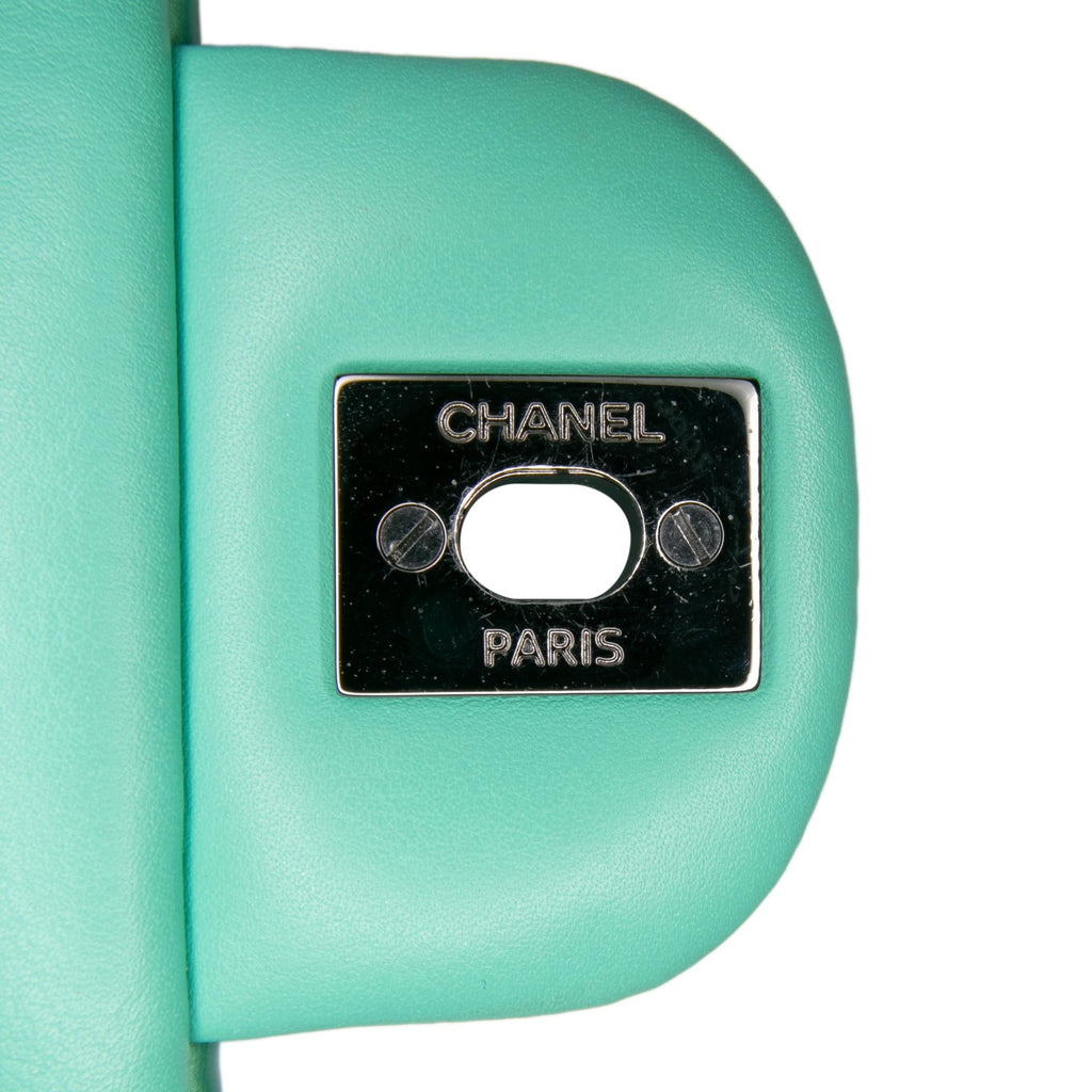 Chanel Quilted Patent New Clutch on Chain