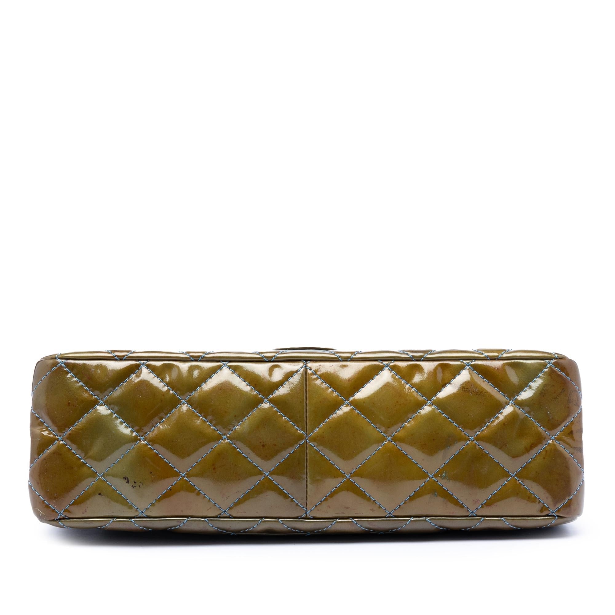 Chanel Quilted Patent Reissue 2.55 Double Flap 227