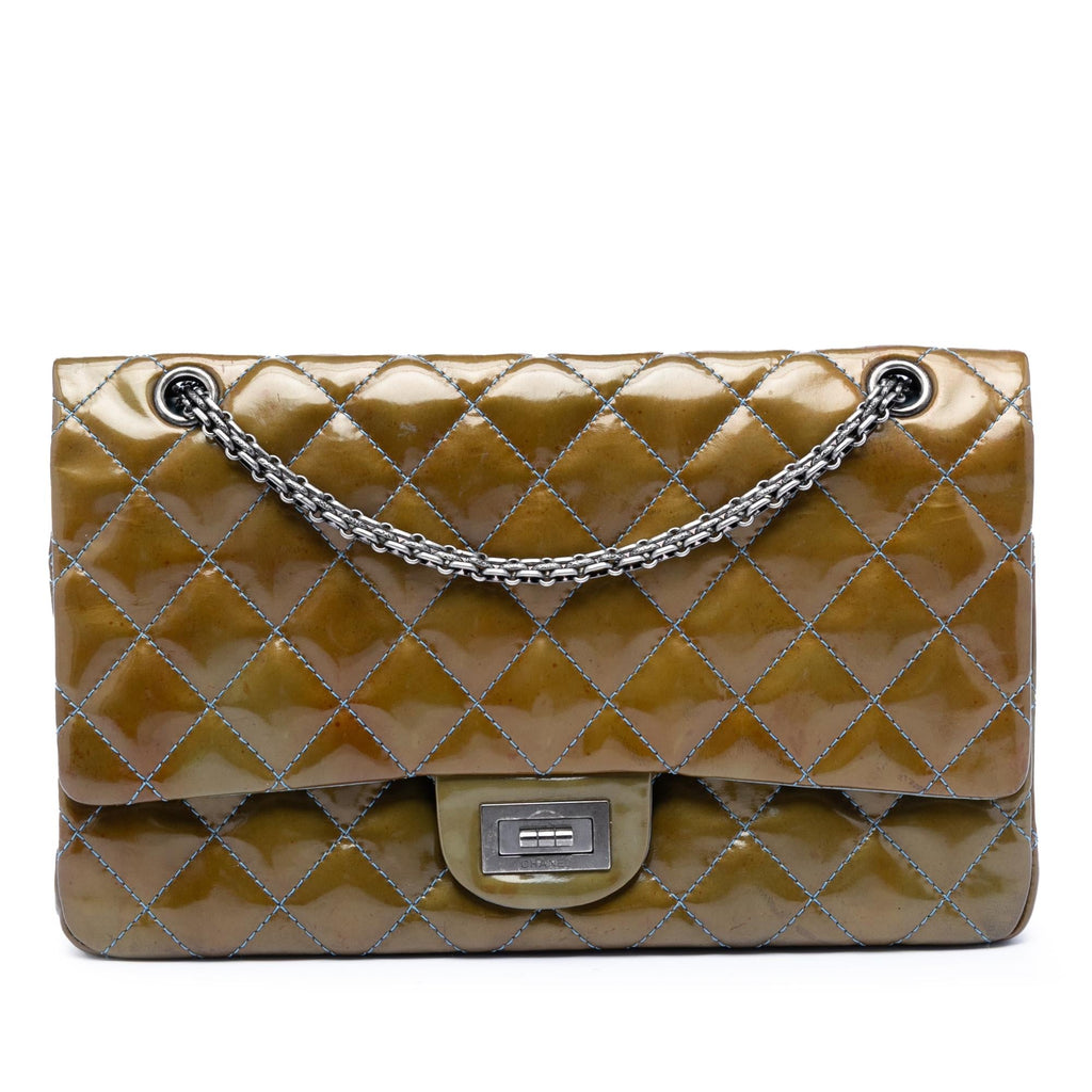 Chanel Quilted Patent Reissue 2.55 Double Flap 227