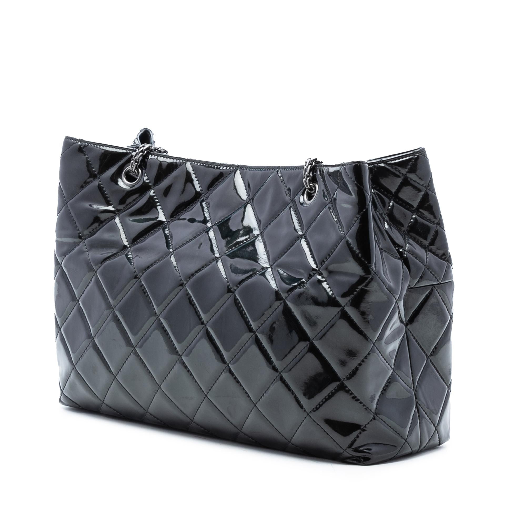 Chanel Quilted Patent Reissue 2.55 Tote