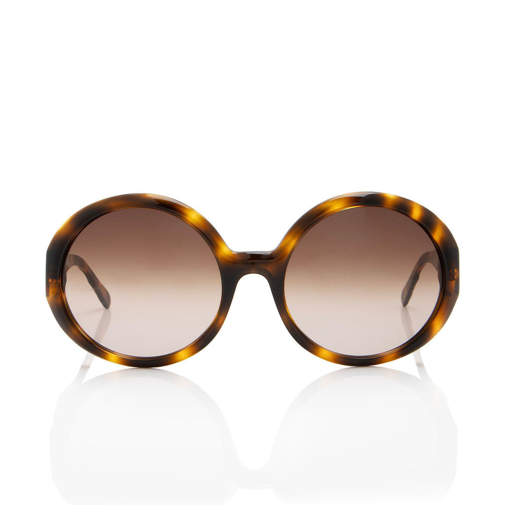 Chanel Quilted CC Round Sunglasses (SHF-ctTy2u)