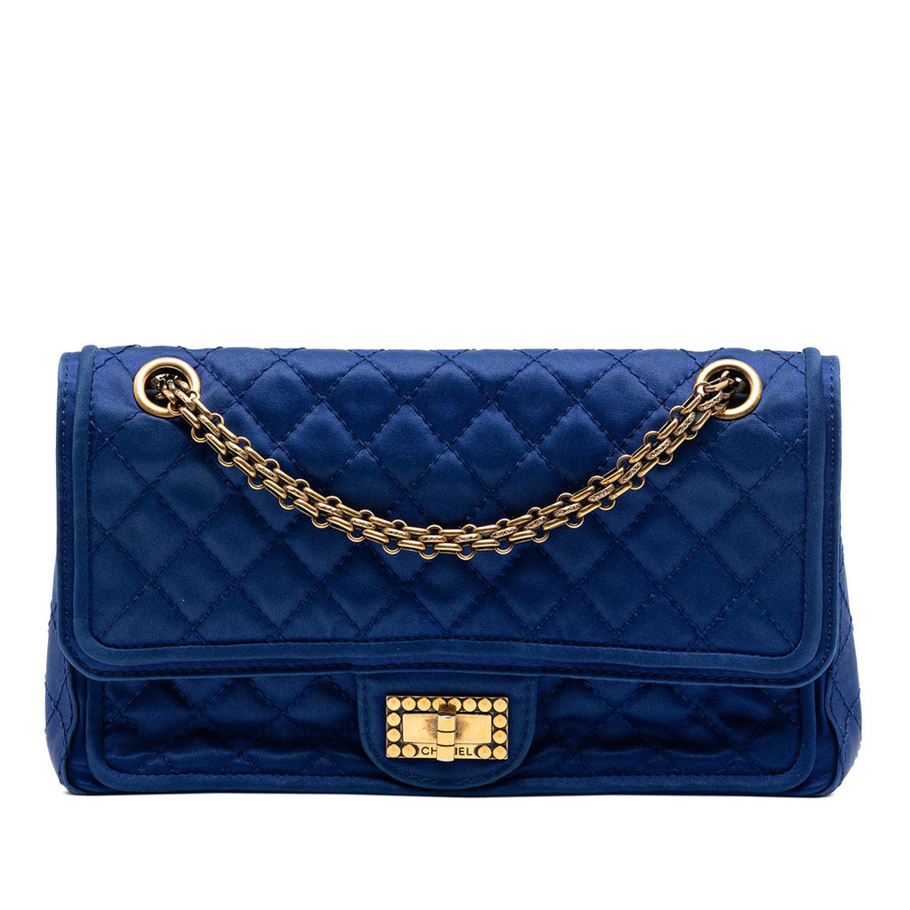 Chanel Quilted Satin Reissue 2.55 Double Flap 225