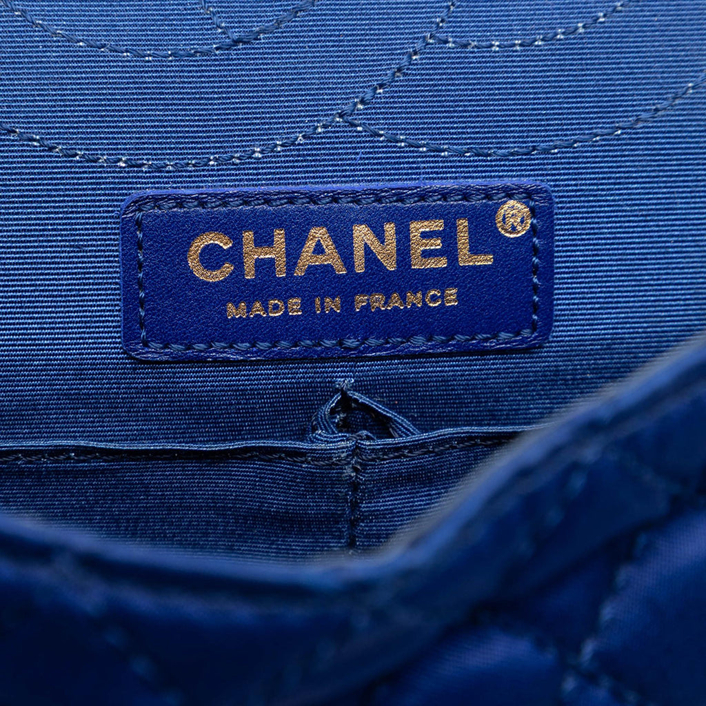 Chanel Quilted Satin Reissue 2.55 Double Flap 225