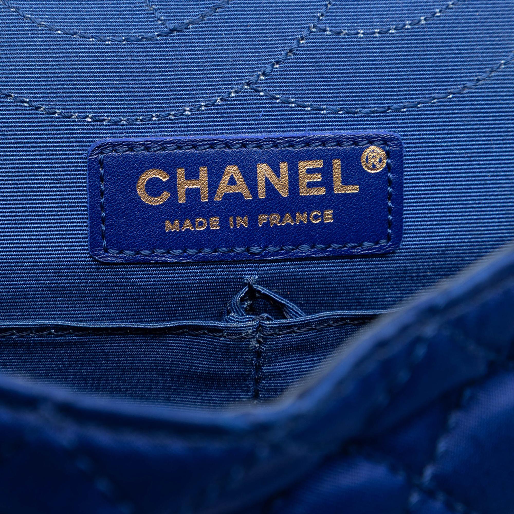 Chanel Quilted Satin Reissue 2.55 Double Flap 225