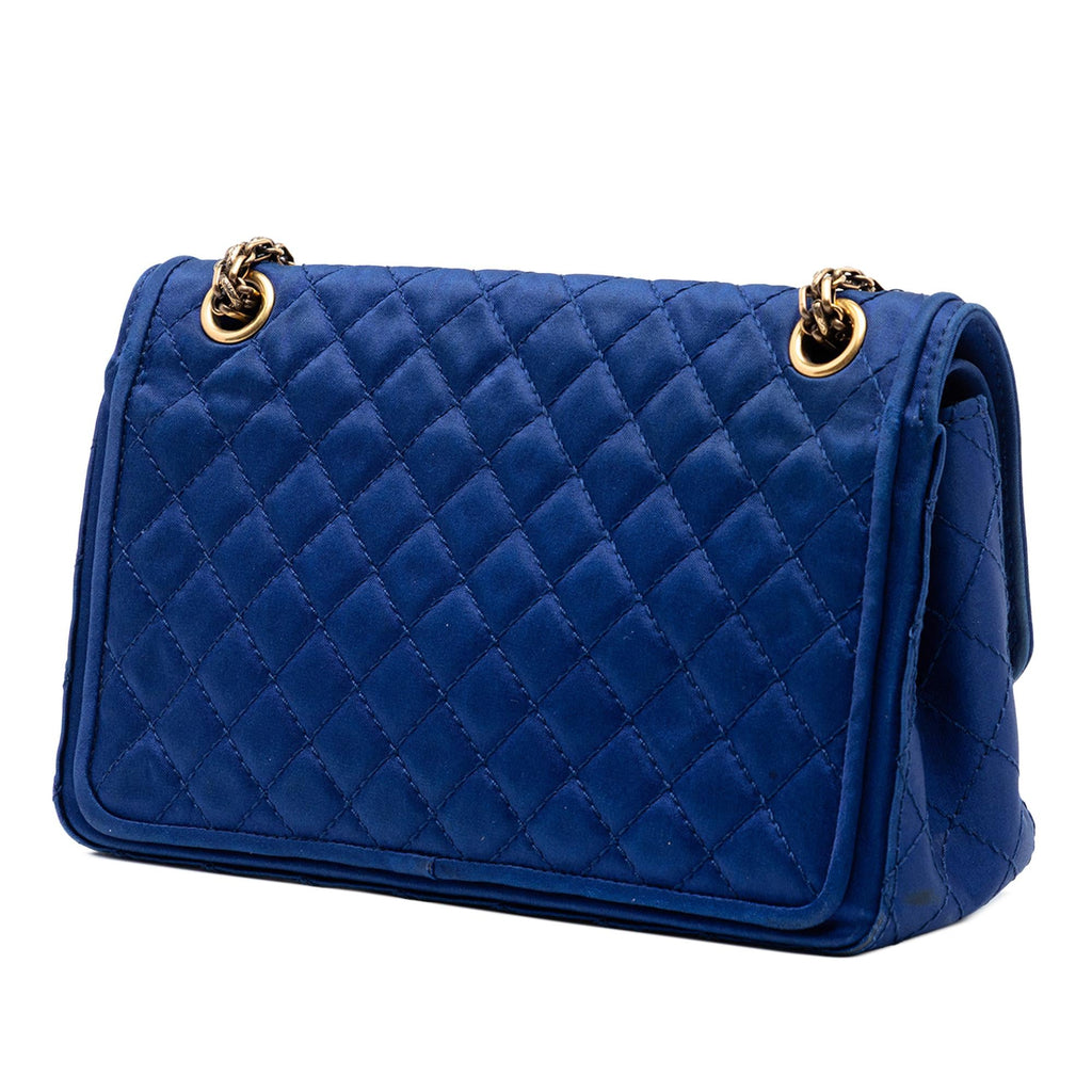 Chanel Quilted Satin Reissue 2.55 Double Flap 225