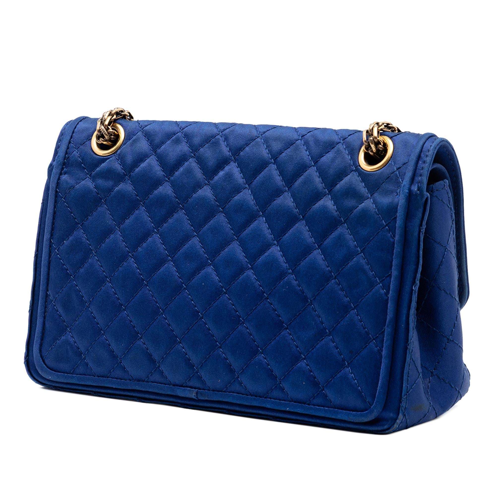 Chanel Quilted Satin Reissue 2.55 Double Flap 225