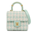 Chanel Quilted Tweed Crush Top Handle Bag (SHG-gVQFkc)
