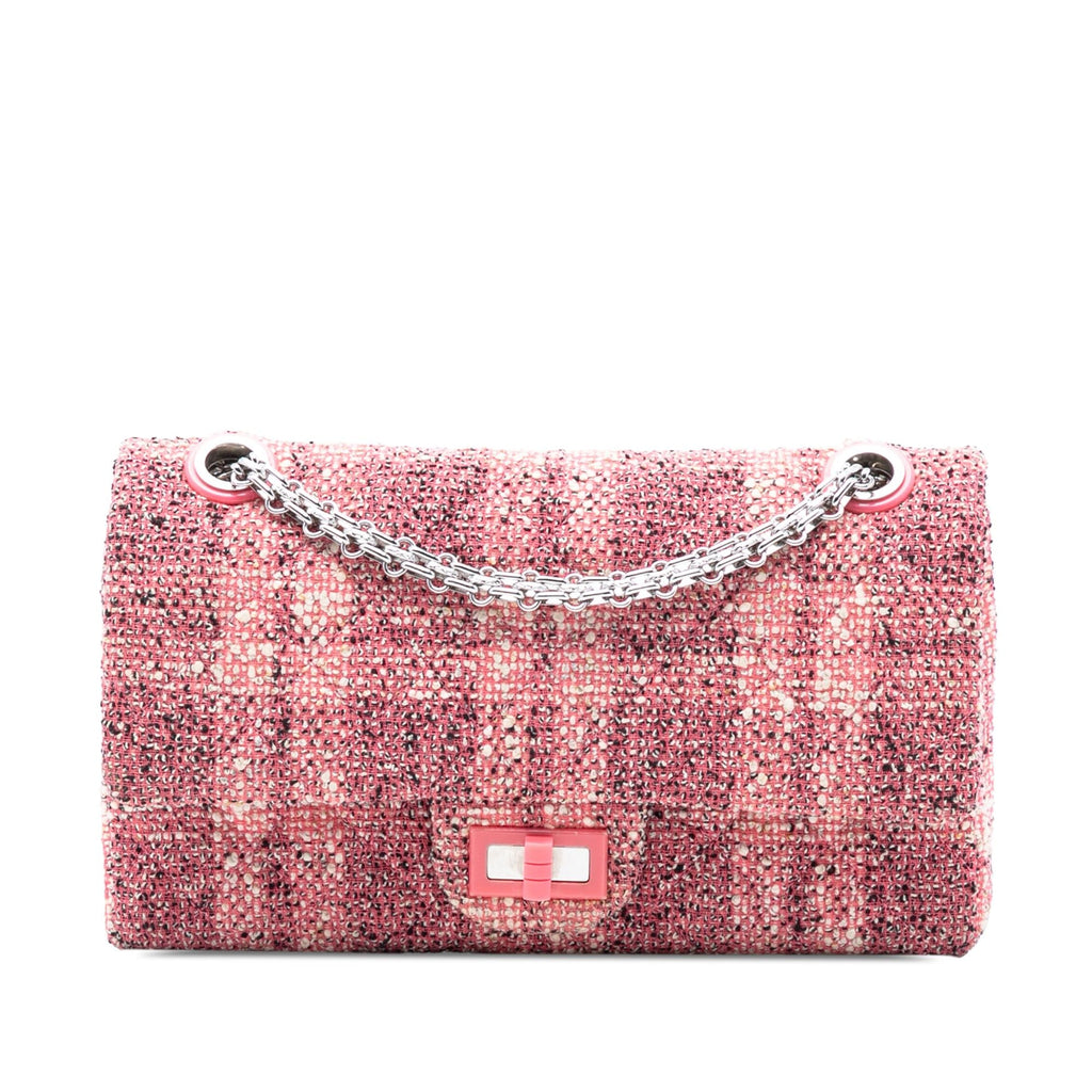 Chanel Quilted Tweed Reissue 2.55 Double Flap 225