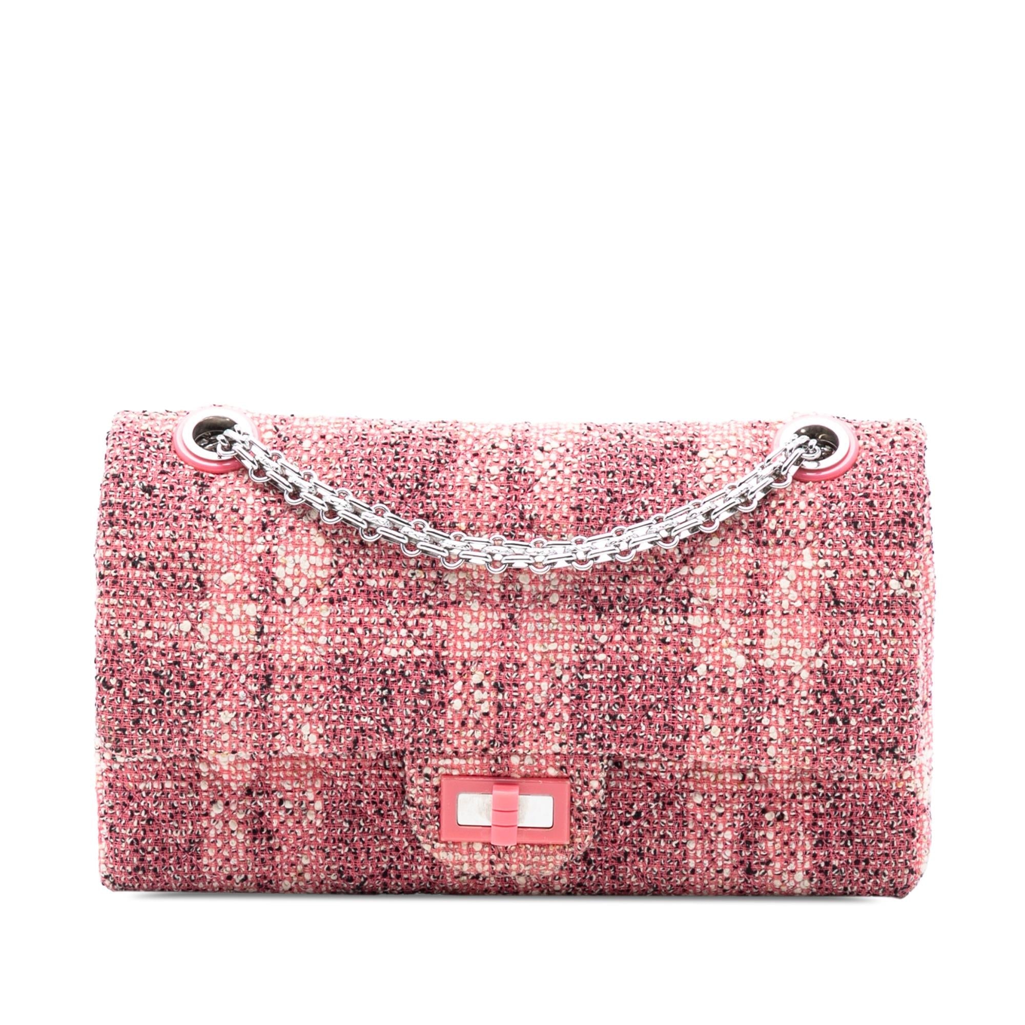 Chanel Quilted Tweed Reissue 2.55 Double Flap 225