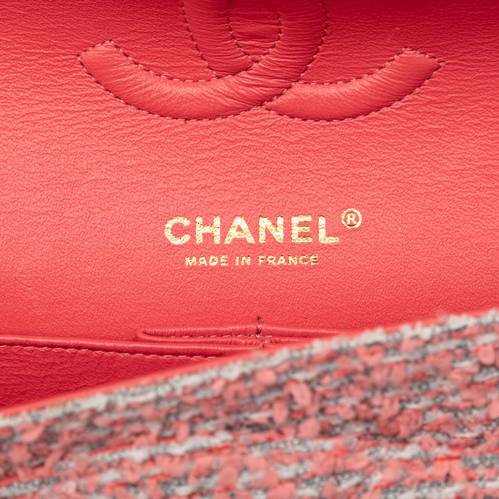 Chanel Quilted Tweed Reissue 2.55 Double Flap 225