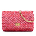 Chanel Quilted Tweed Reissue 2.55 Wallet On Chain