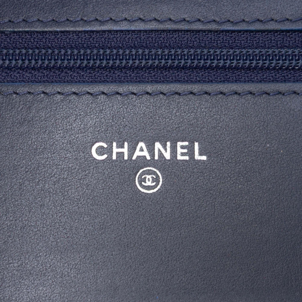 Chanel Quilted Tweed and Calfskin Gabrielle Wallet On Chain