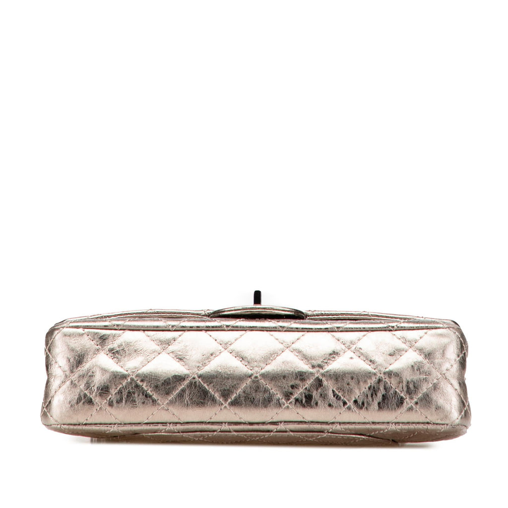 Chanel Reissue 2.55 Aged Metallic Calfskin Double Flap 225