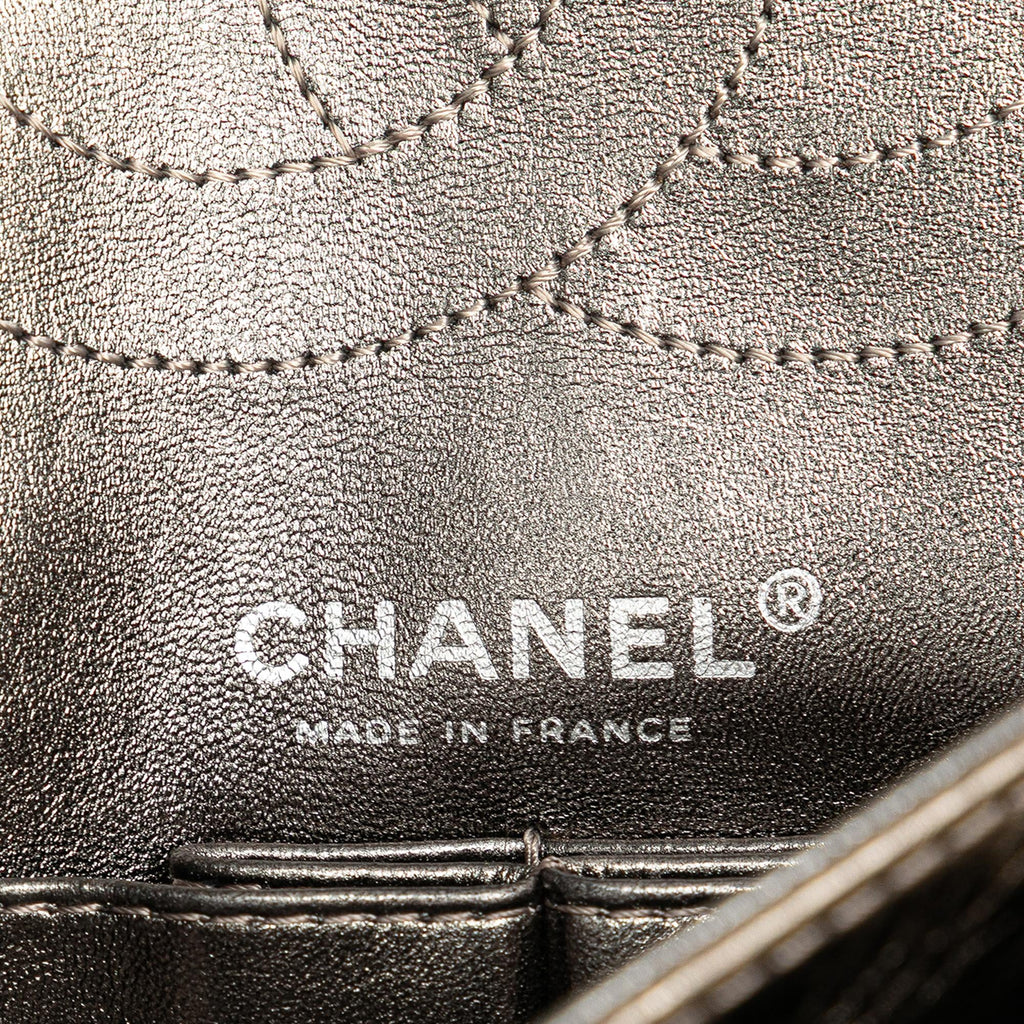 Chanel Reissue 2.55 Aged Metallic Calfskin Double Flap 225