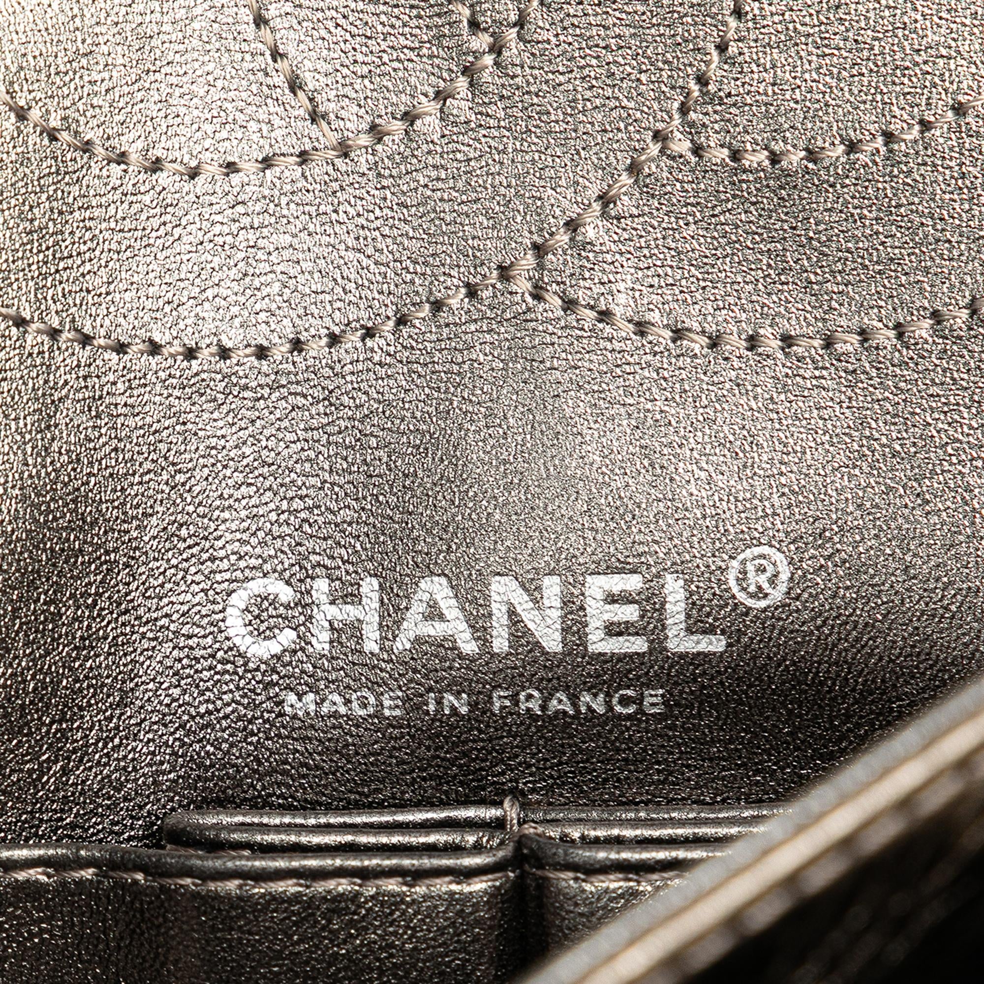 Chanel Reissue 2.55 Aged Metallic Calfskin Double Flap 225